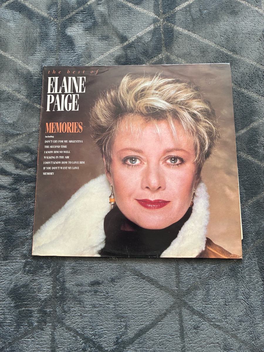 Elaine Paige – Memories: The Best of Elaine Paige Vinyl LP (1987)