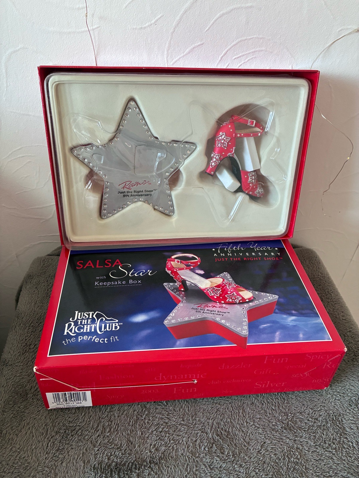 Just The Right Shoe RAINE "Salsa Star" 2-Piece Boxed Set 5th Anniversary 2003
