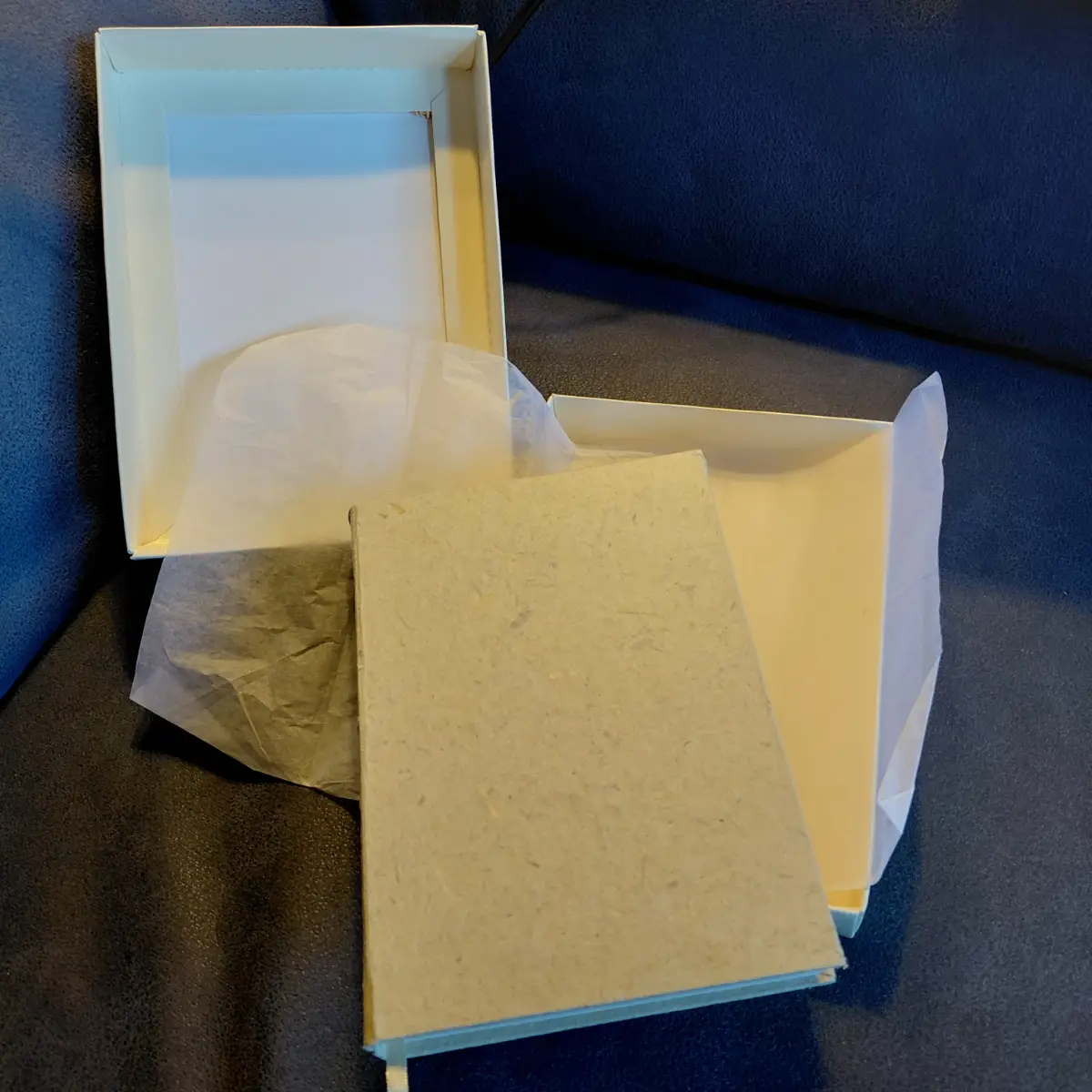 Handmade Paper Notebook Gift Set – 7x5" – Unused