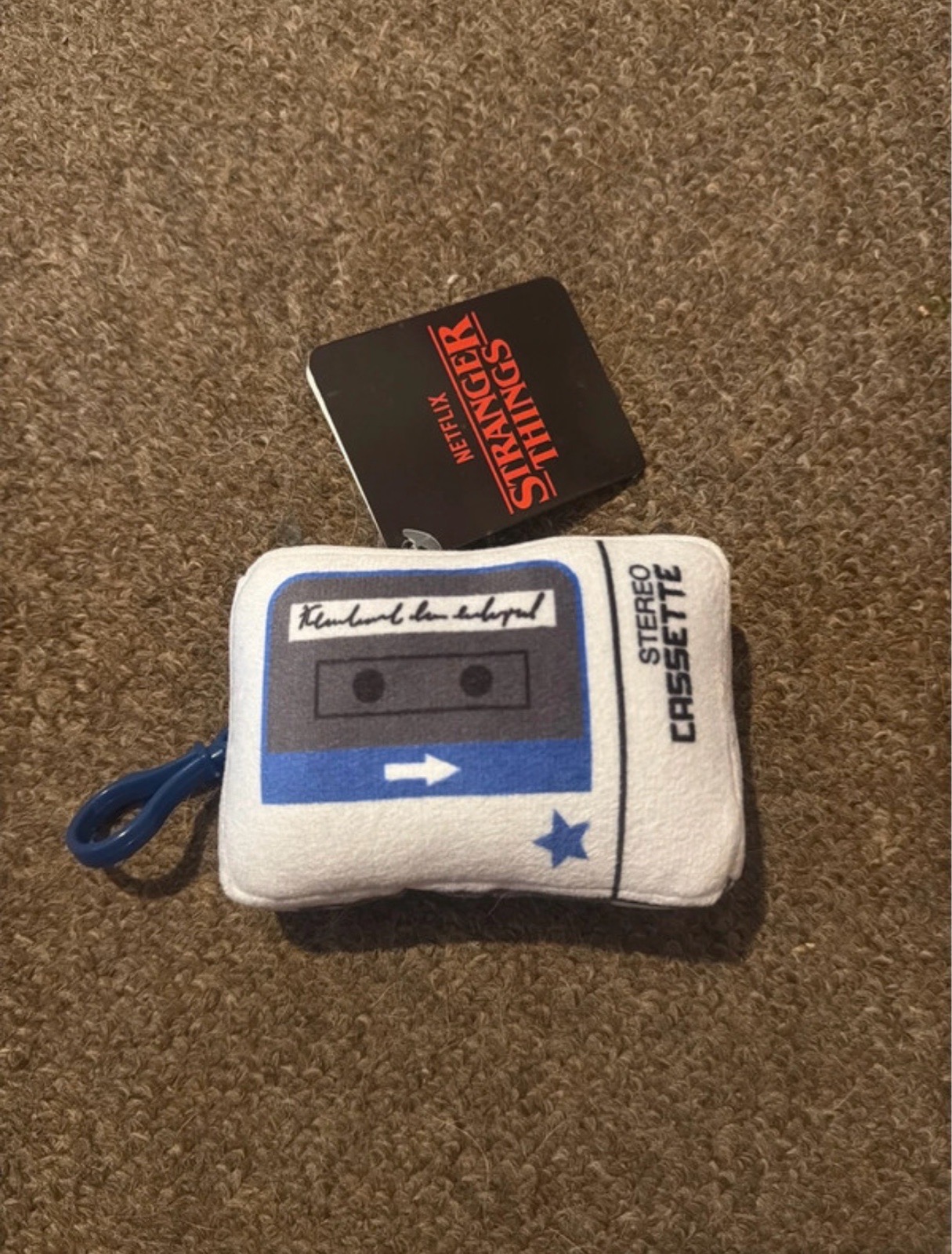 Netflix stranger things cassette plush