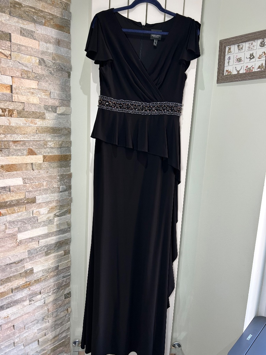 Adrianna Papell Maxi dress gown size 10