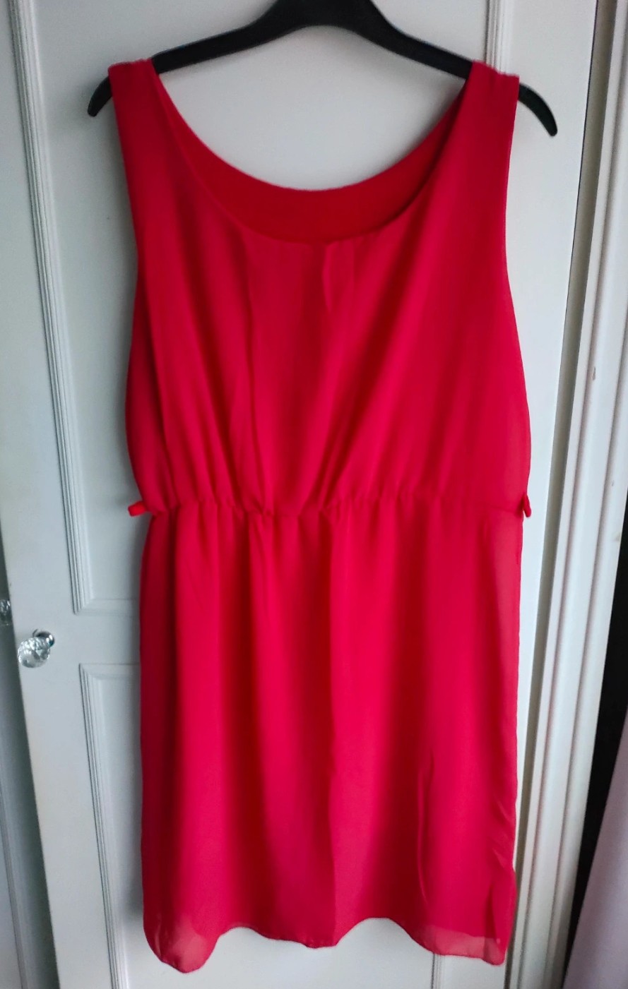 Red Pink Mini Dress Size XS/S | Summer Party Cocktail