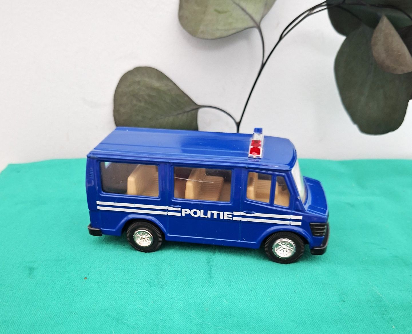 Mercedes-Benz Police Van Vintage Chad Valley 1:43 Scale Pull Back Action Toy Van