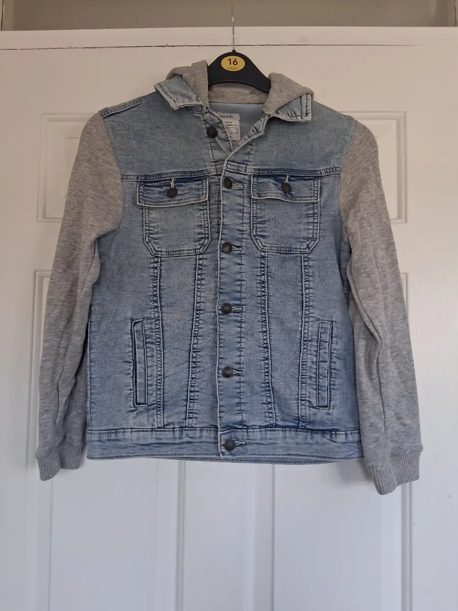 Girls Age 11‑12 | Primark denim hooded jacket