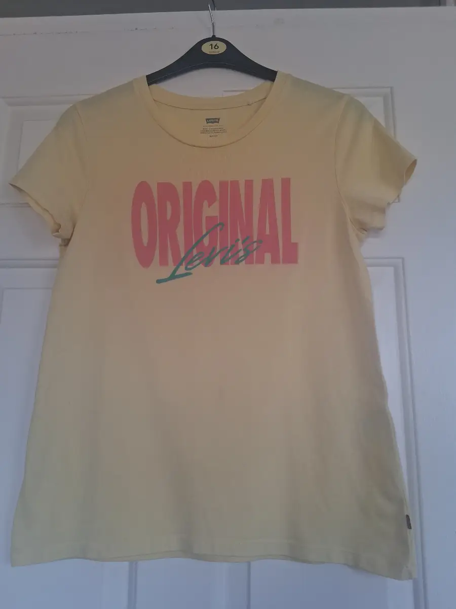 Levi's lemon t shirt size uk 10
