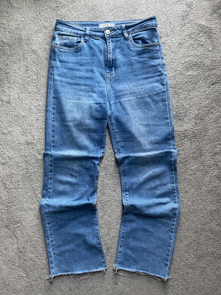 Jewelly Wide Leg Blue Flared Y2K Women’s Jeans - Size L40