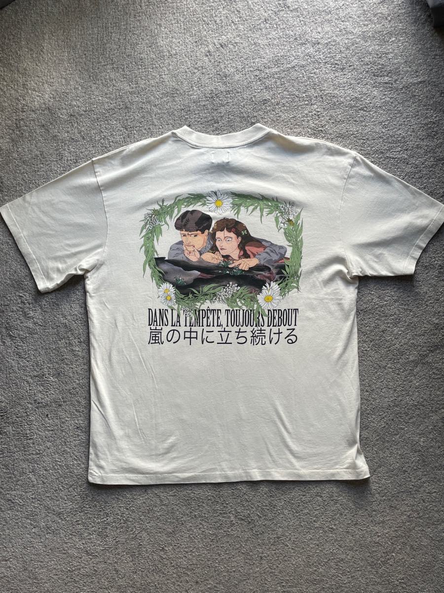 Edwin “Dans La Tempête” Print T-Shirt in Whisper White - Size XL