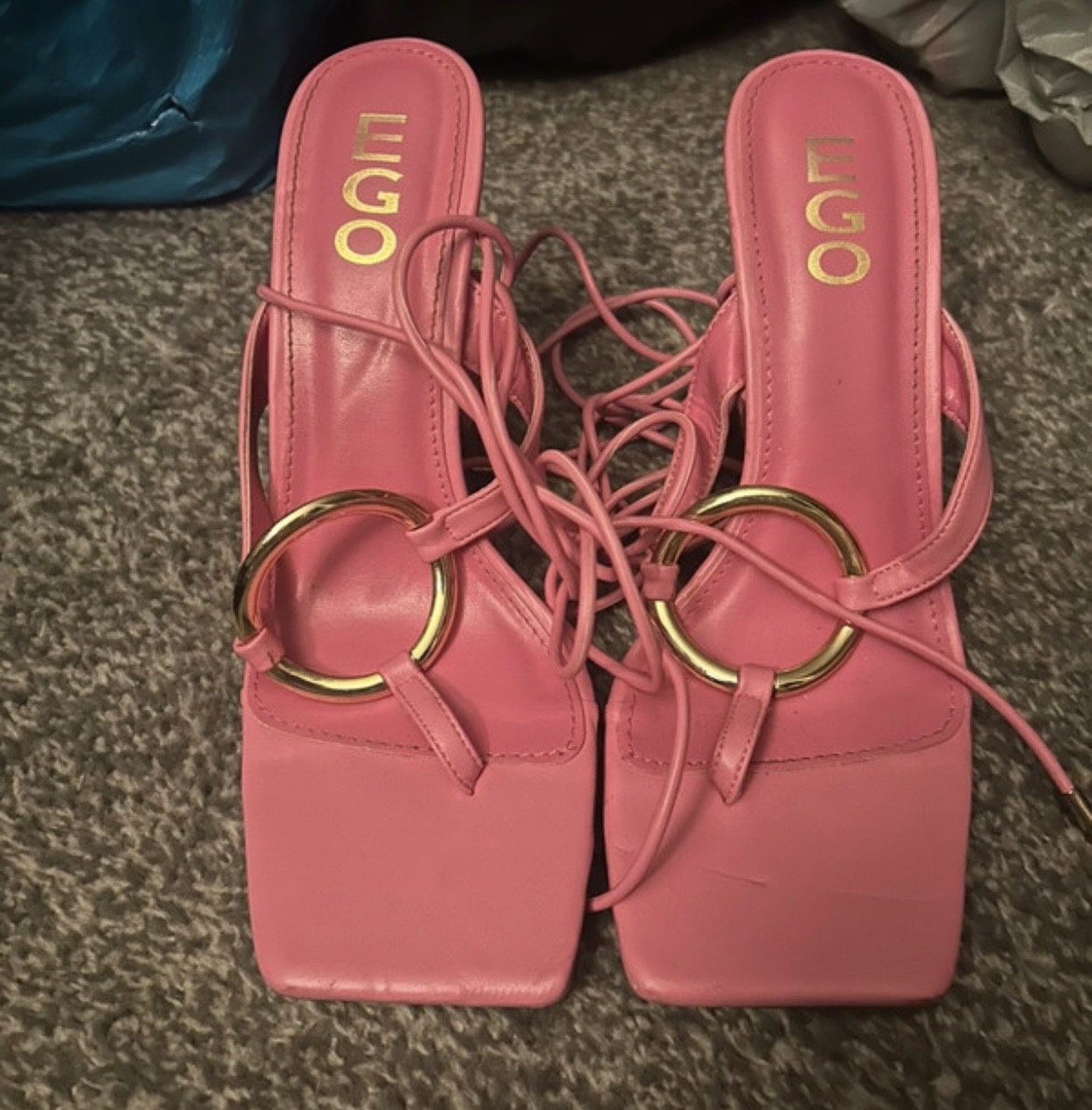 Pink sandals
