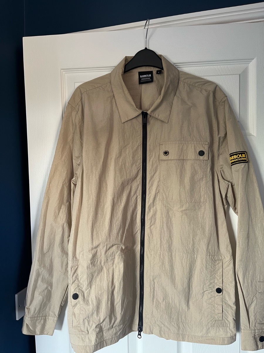 Barbour International zip jacket (STONE)