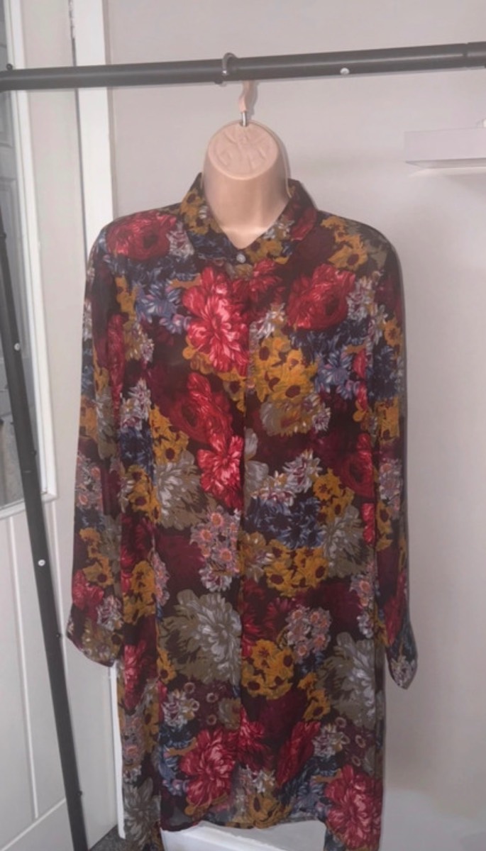 Ladies joe browns sheer mesh floral dress