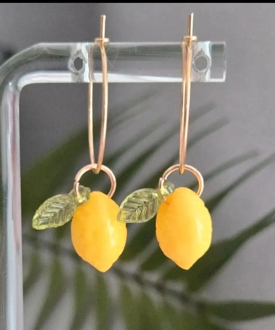 Fun lemon hoops