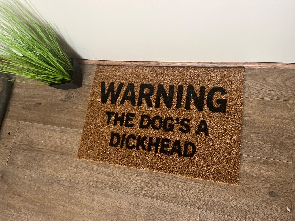Funny doormat
