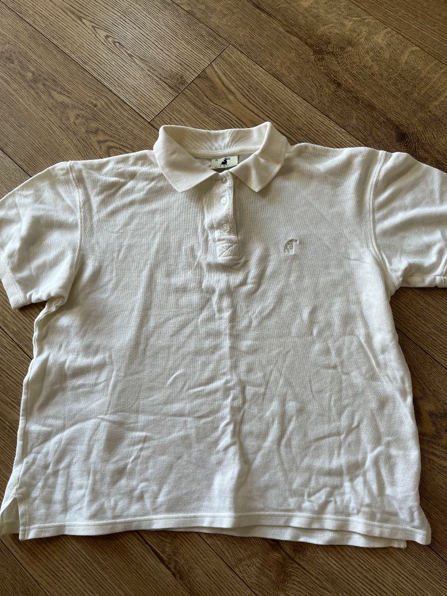 Vintage Tulchan Cream Polo Top - Medium - Cotton Casual
