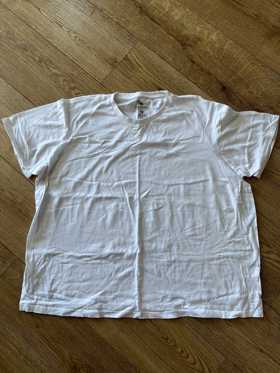 Men's White STH Shore T-Shirt | Size XXXL | Very Good Condition