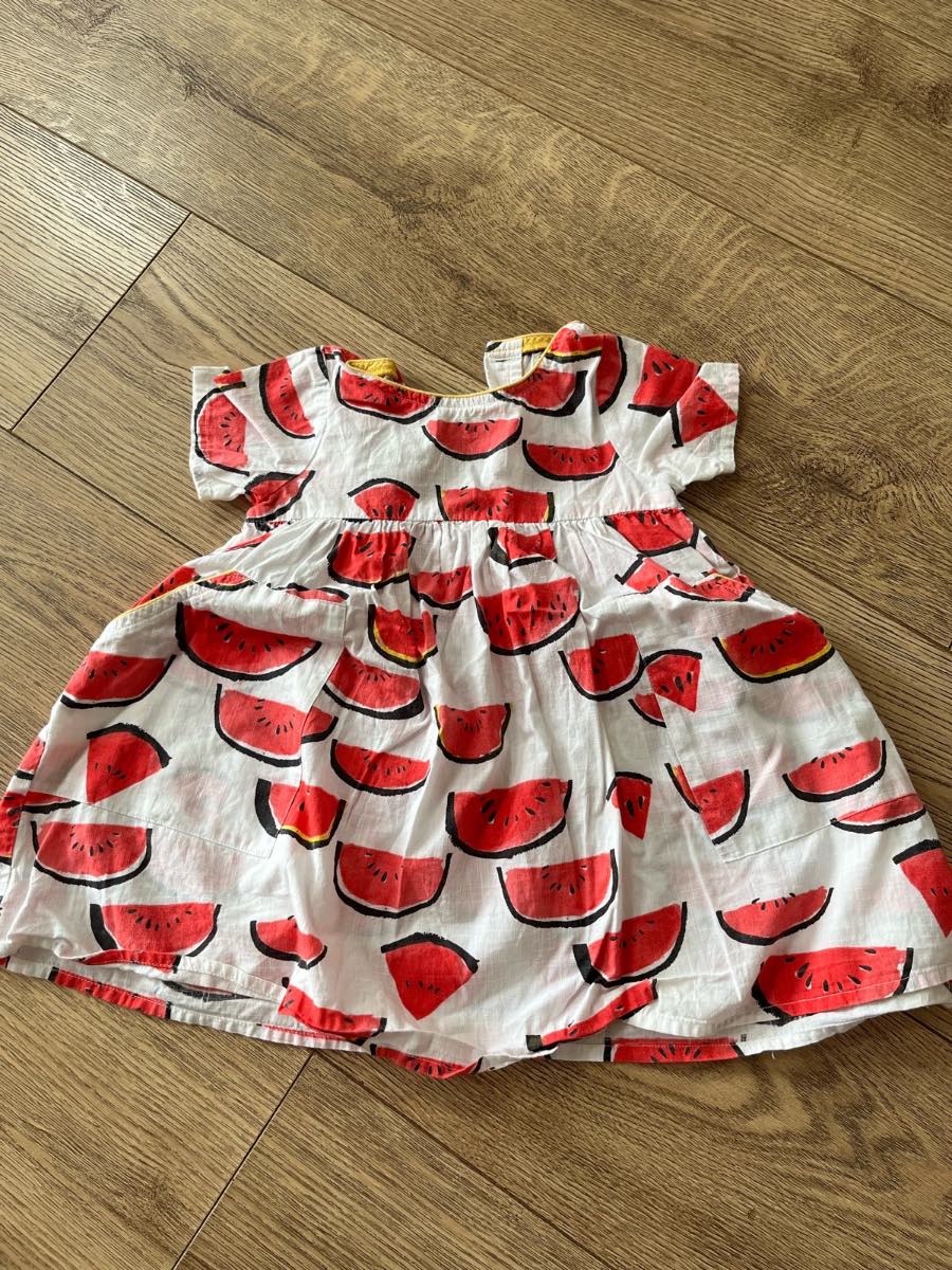 Next Baby Girl Watermelon Dress 12-18 Months