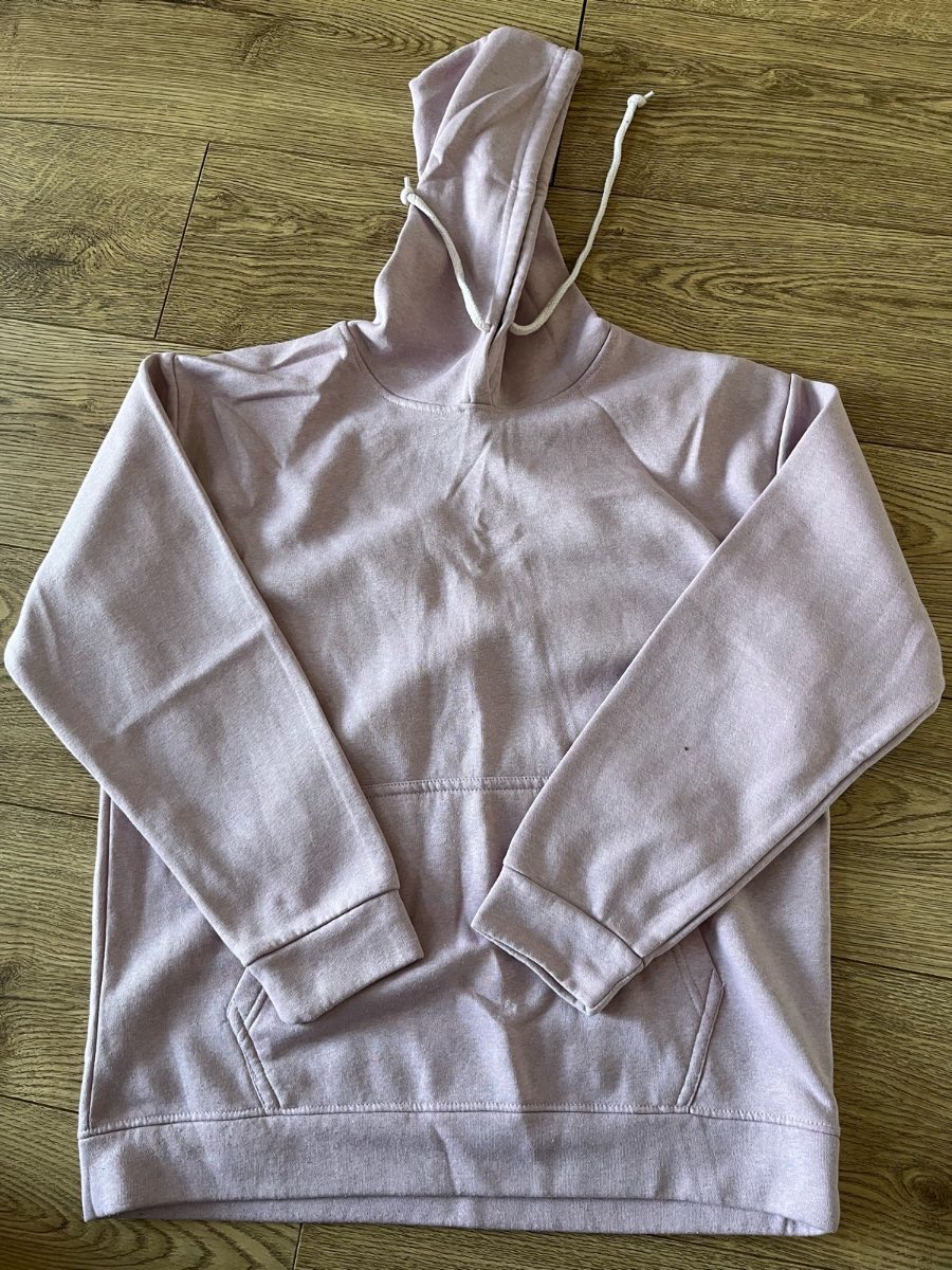 Plain Mauve Pullover Hoodie | Size Medium