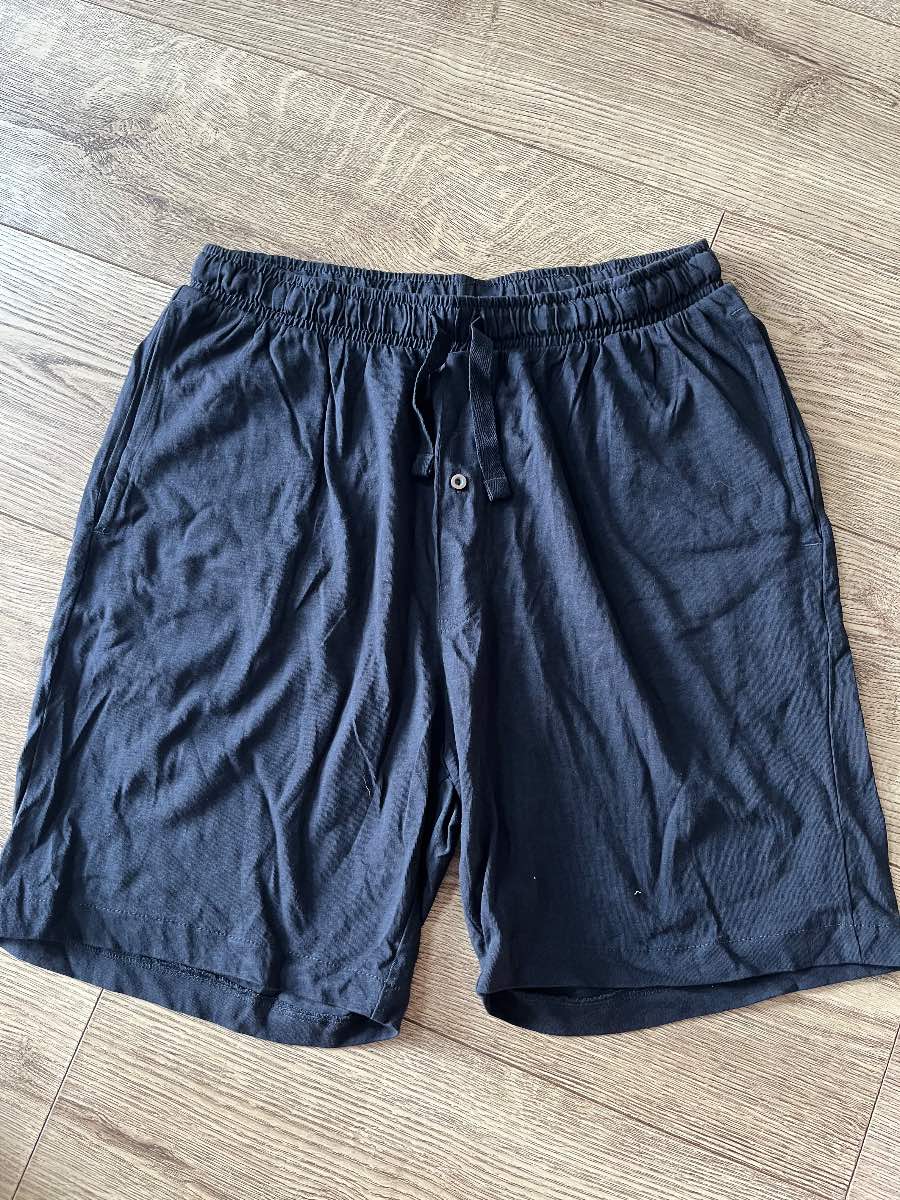 Livergy Men's Black Lounge Shorts - Medium - Very Good Condition