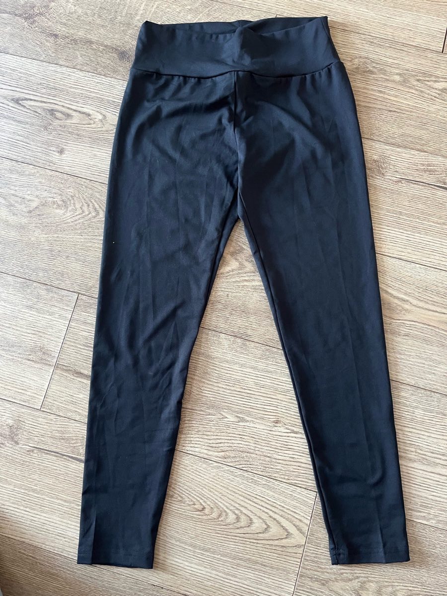 SHEIN Black High Waisted Leggings Size Medium
