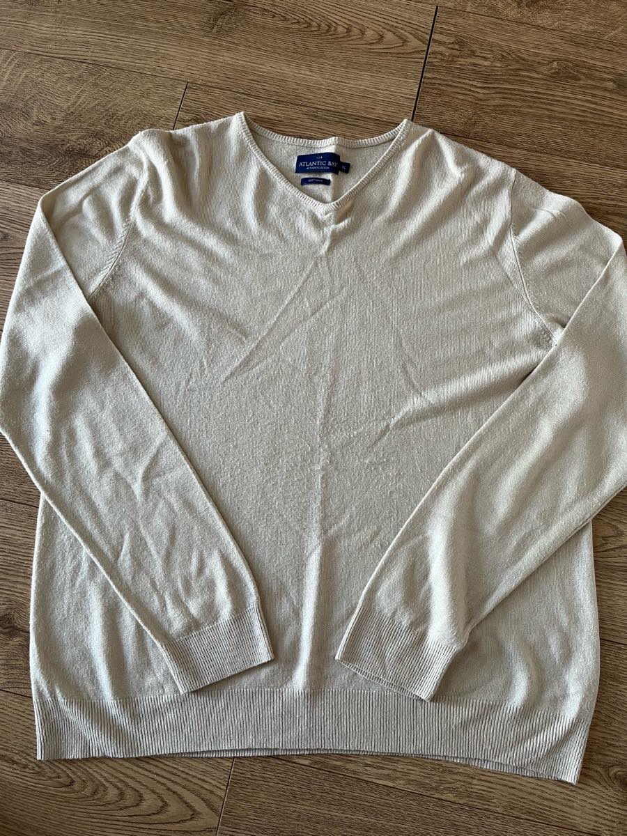 Atlantic Bay Cream Soft Yarn Knit Sweater - XL (VGC)