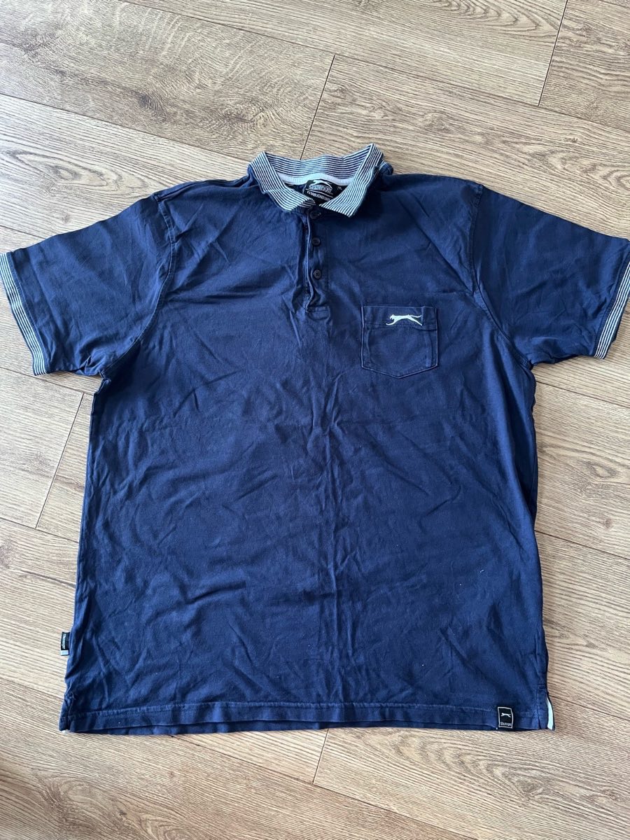 Slazenger Men's Navy Polo Shirt XXL - Very Good Condition