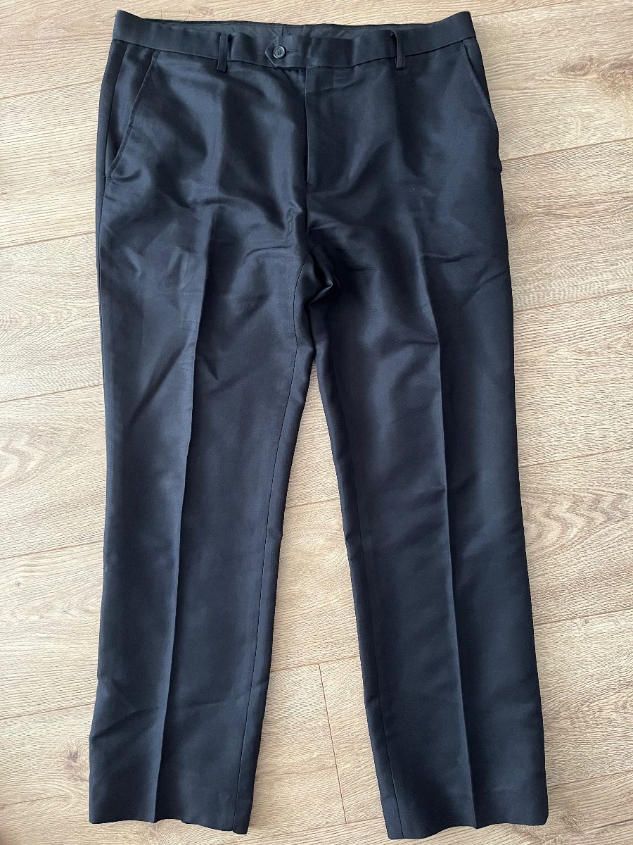 Men’s Black Smart Trousers W36 L29 Cedar Wood State - Very Good