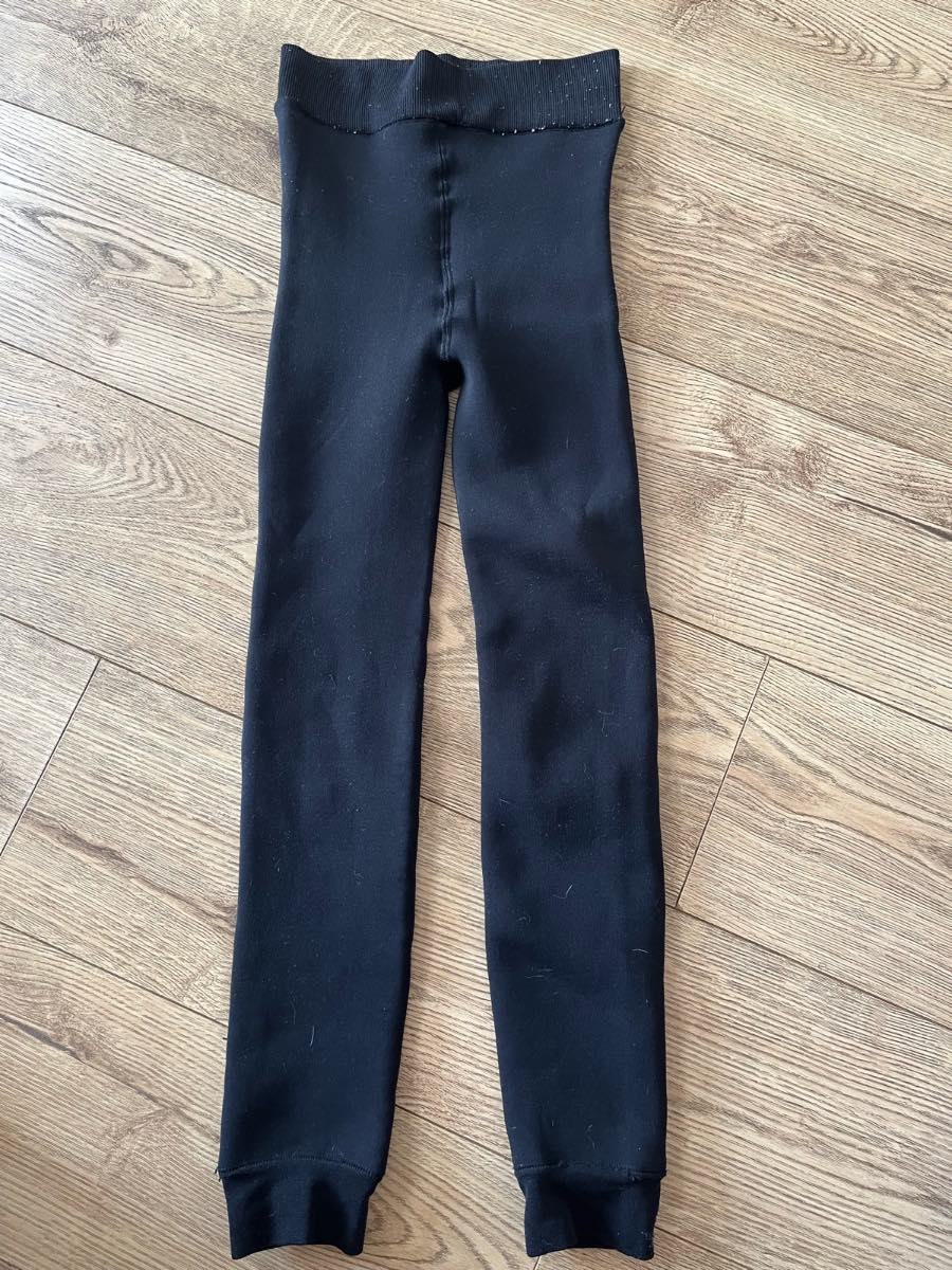 Primark Black Fleece Lined Thermal Leggings - Size M - Very Good