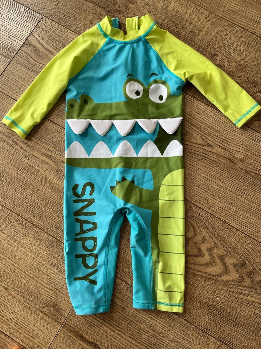 M&Co Crocodile "Snappy" Sunsafe Swimsuit | 18-24 Months