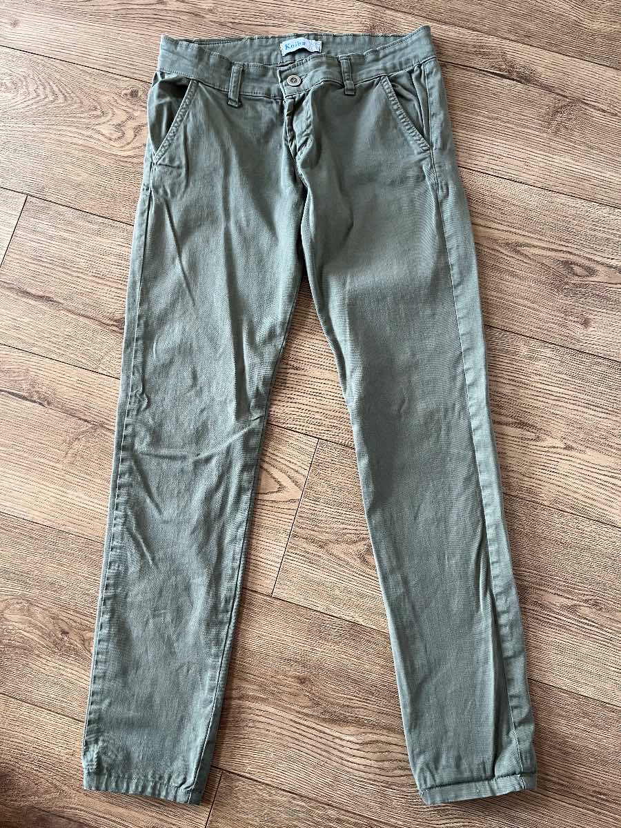 Koiba Olive Green Slim Fit Chino Trousers – Size Small (Very Good Condition)
