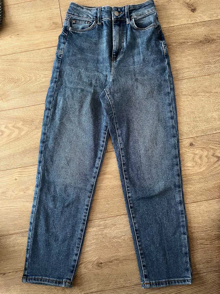 New Look Blue Lift & Shape Mom Jeans - Size 6