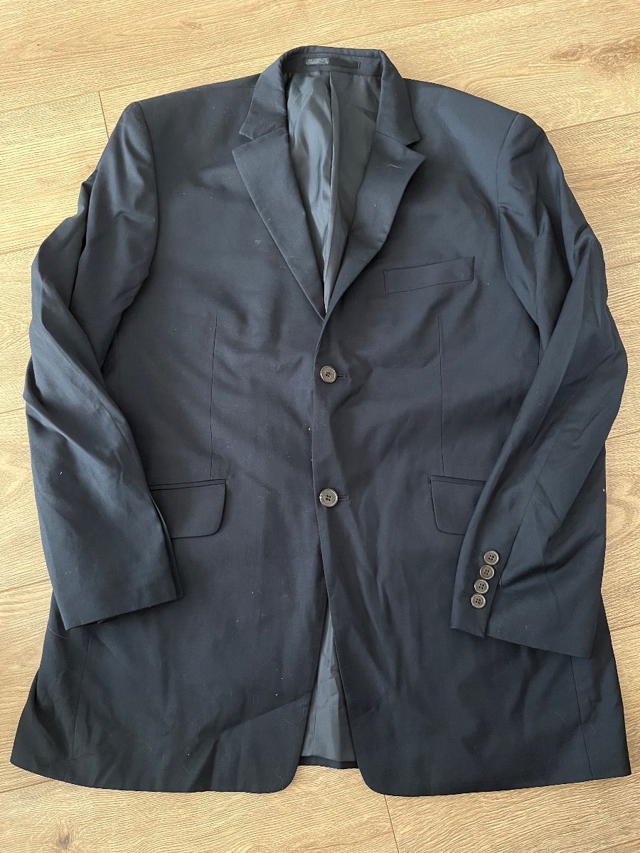 TU Tailored Fit Black Suit Jacket / Blazer 42 Regular