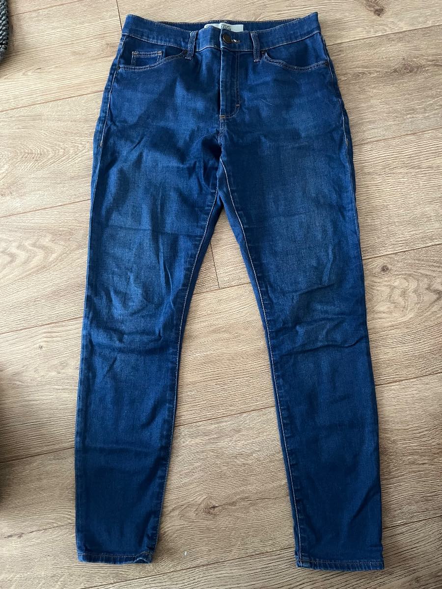 Topshop Moto Leigh Skinny Jeans - W28 L30 - Mid Blue - Very Good Condition