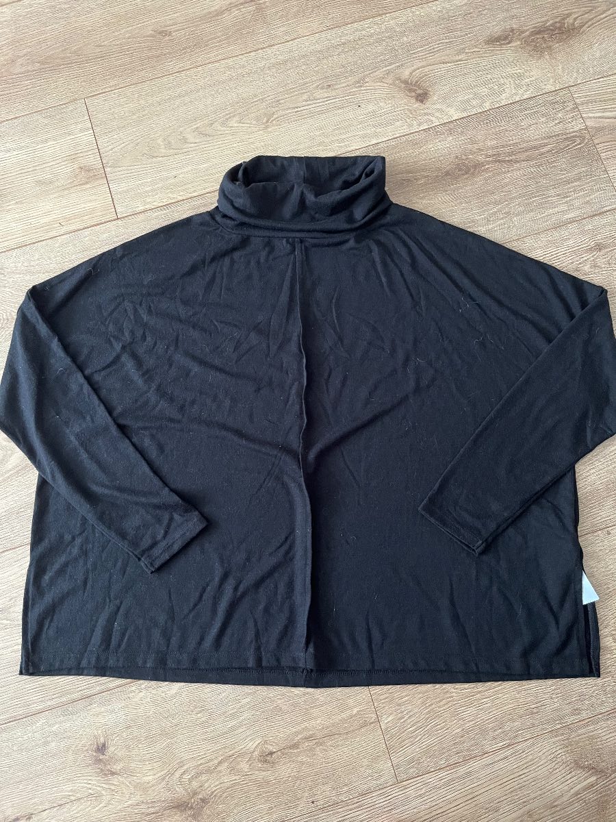 Primark Black Oversized Turtleneck Top - Small