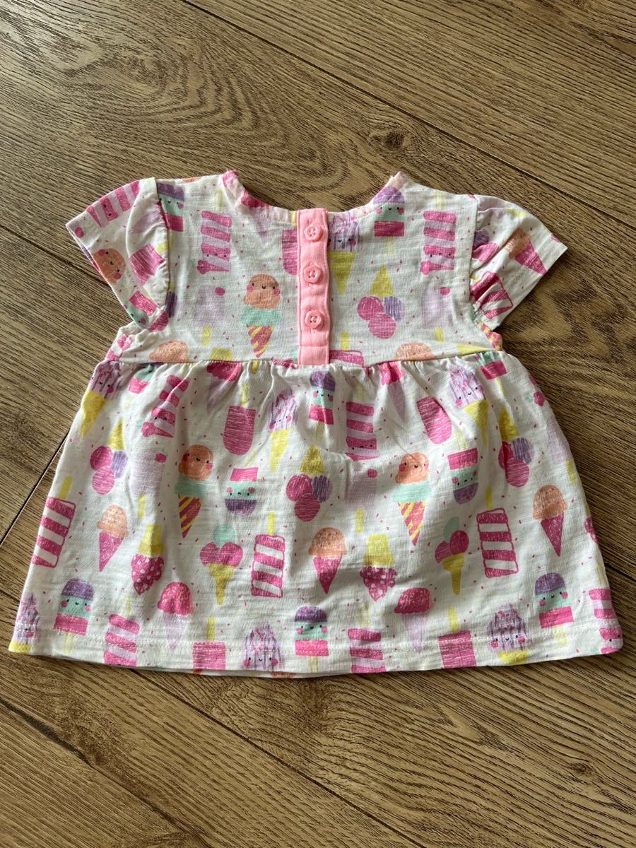 TU Baby Girl Ice Cream Print Summer Dress 3-6 Months