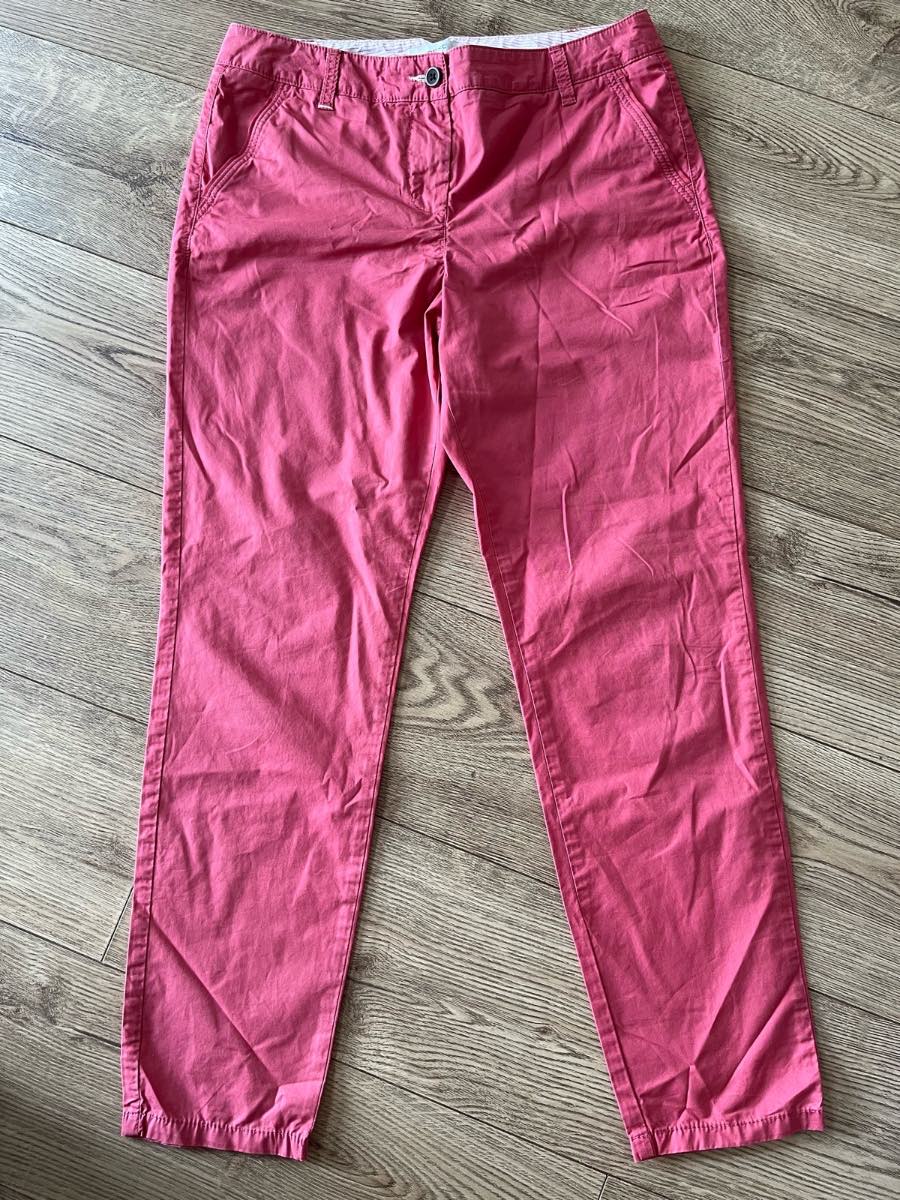 Next Pink Chino Trousers Size 12R Very Good Condition