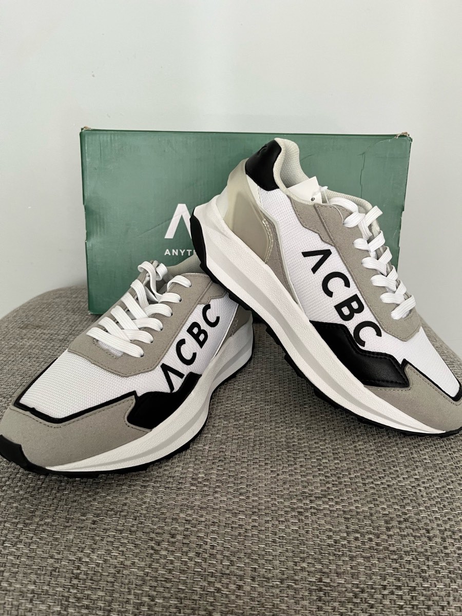 ACBC Bio-Leather Running Trainers - BNWT - Size UK 6.5