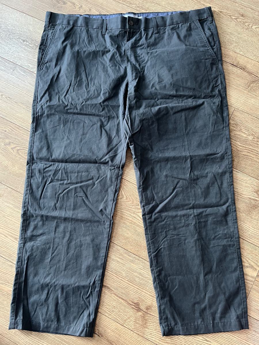 M&S Men's Grey Chinos/Trousers W48 L35 Big & Tall – Very Good Condition