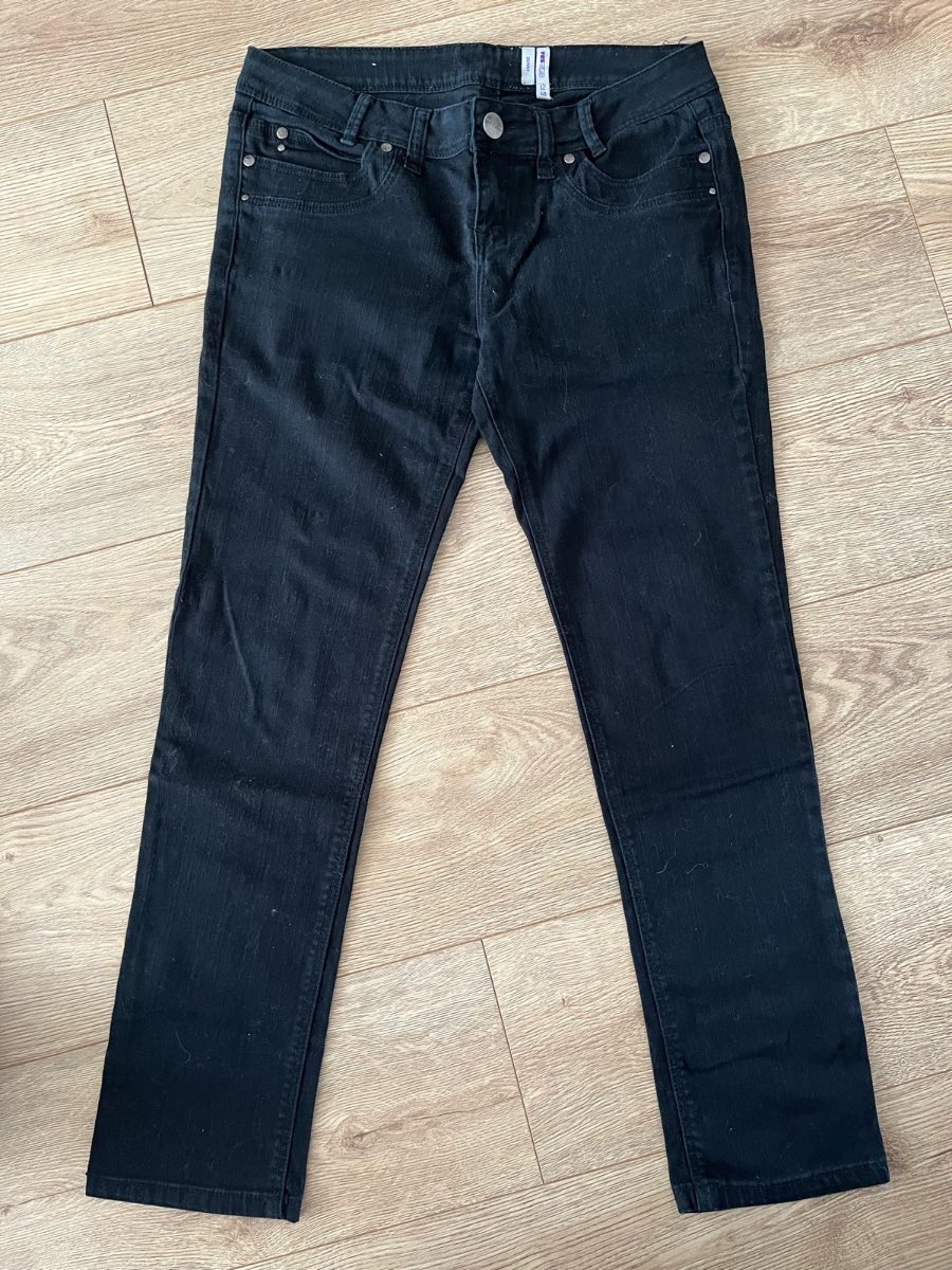 YesYes Women's Black Skinny Denim Jeans Size 12