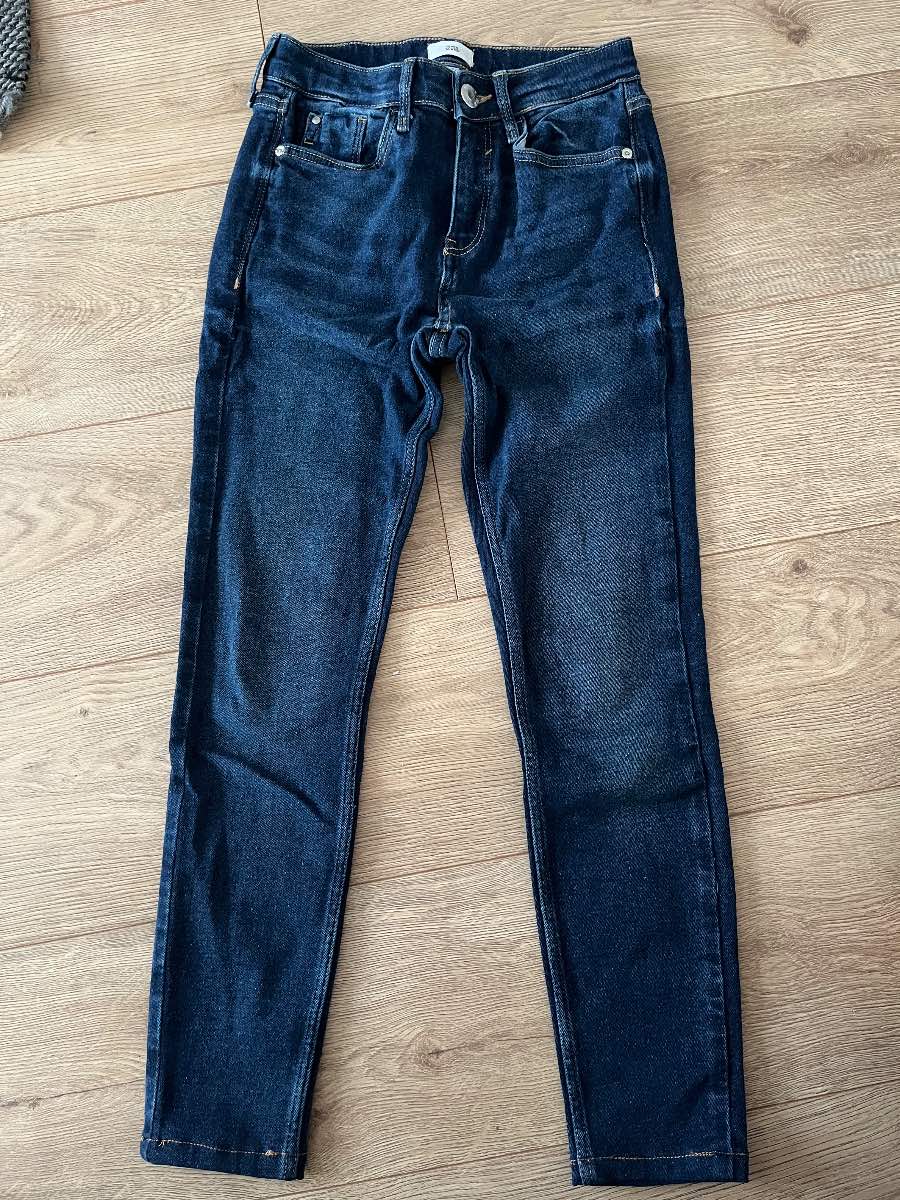 River Island Women's Size 6 Dark Blue High Waisted Skinny Jeans