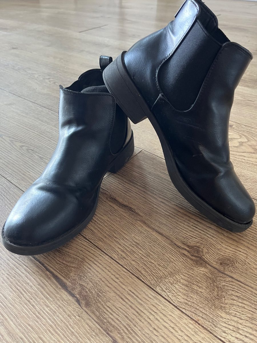 Lilley Black Chelsea Ankle Boots - Size 6