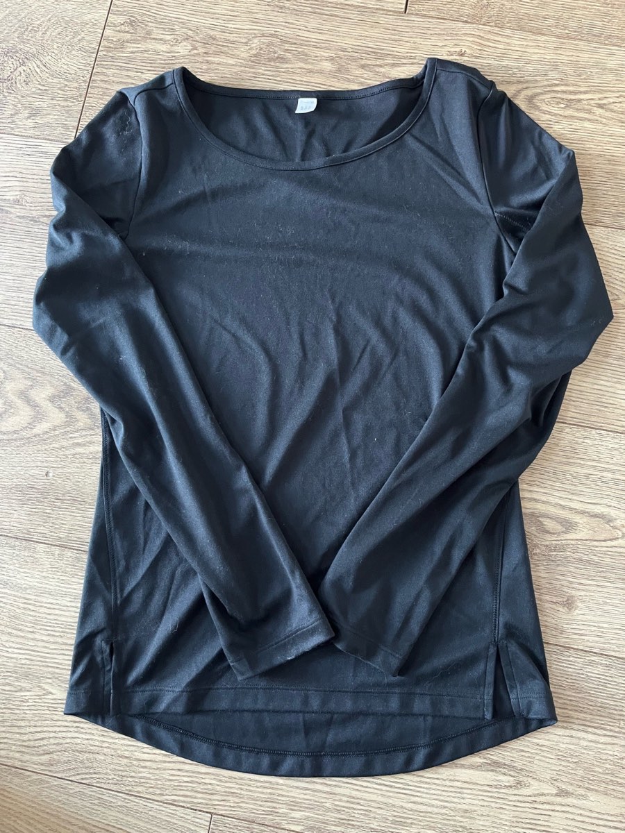 Adidas Black Long Sleeve Active Gym Top - Size M
