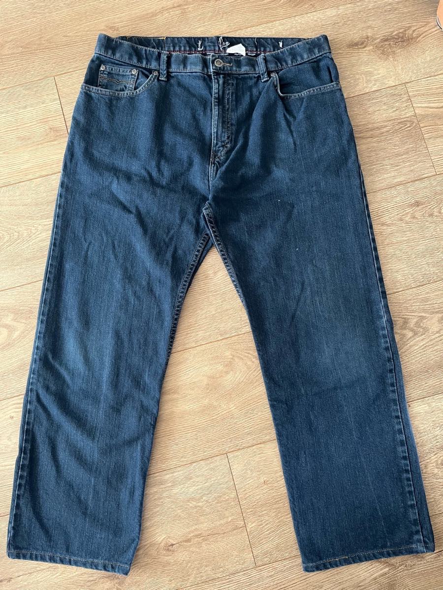 Men's Dark Blue Straight Leg Jeans W36 L29