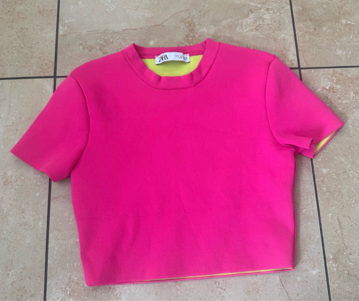 Zara woman’s crop T-shirt