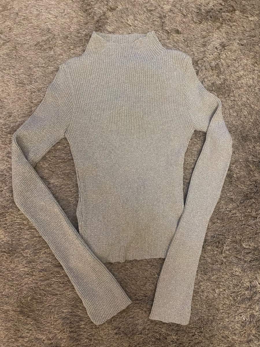 Glitter Ribbed Jumper
