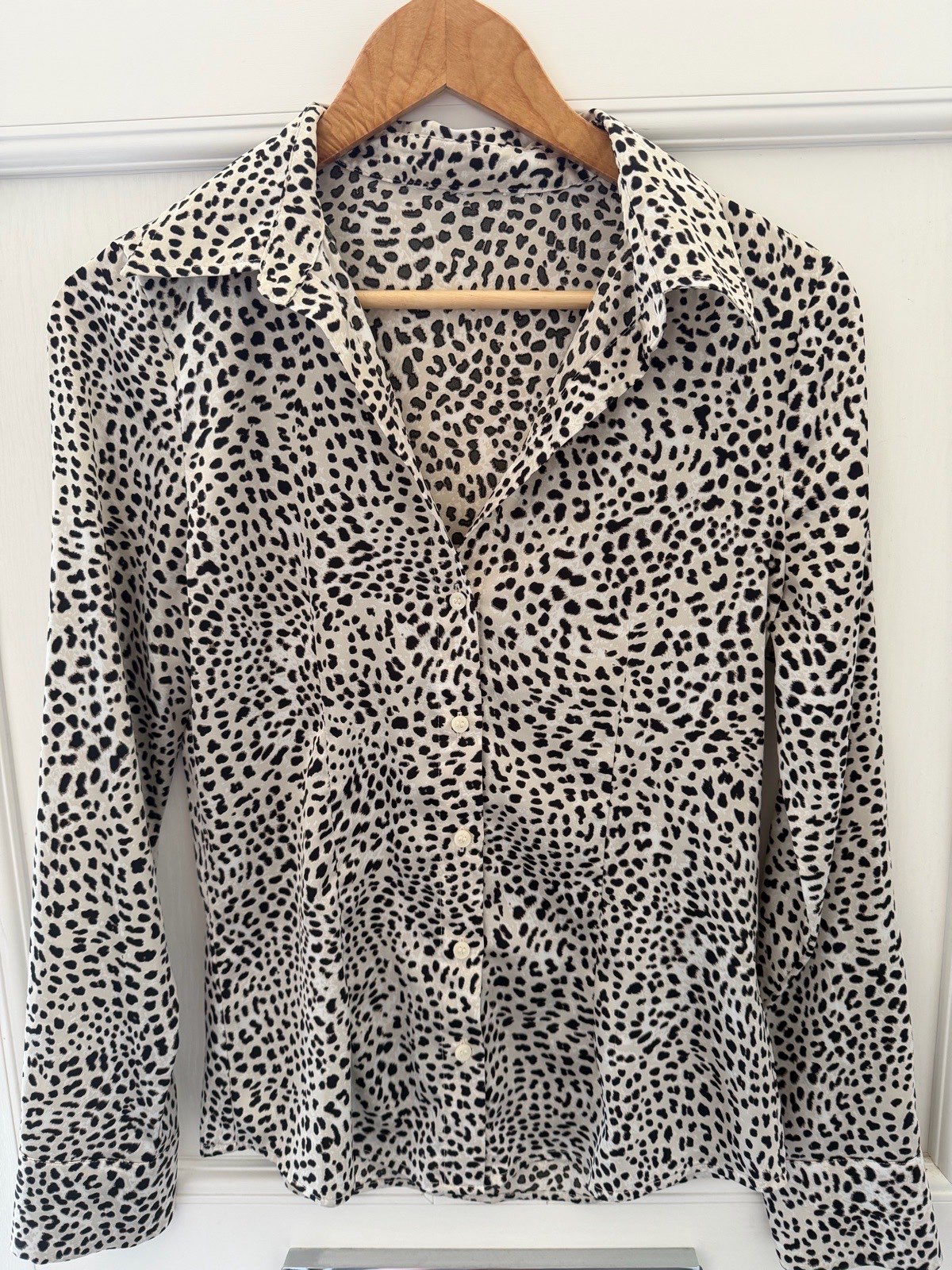 Satin-feel soft shirt - size 10