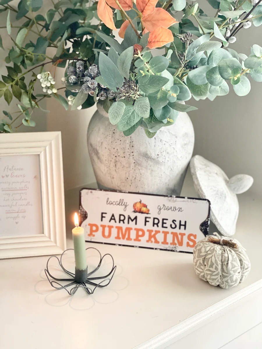 Farm Fresh Pumpkins - Rustic Sign