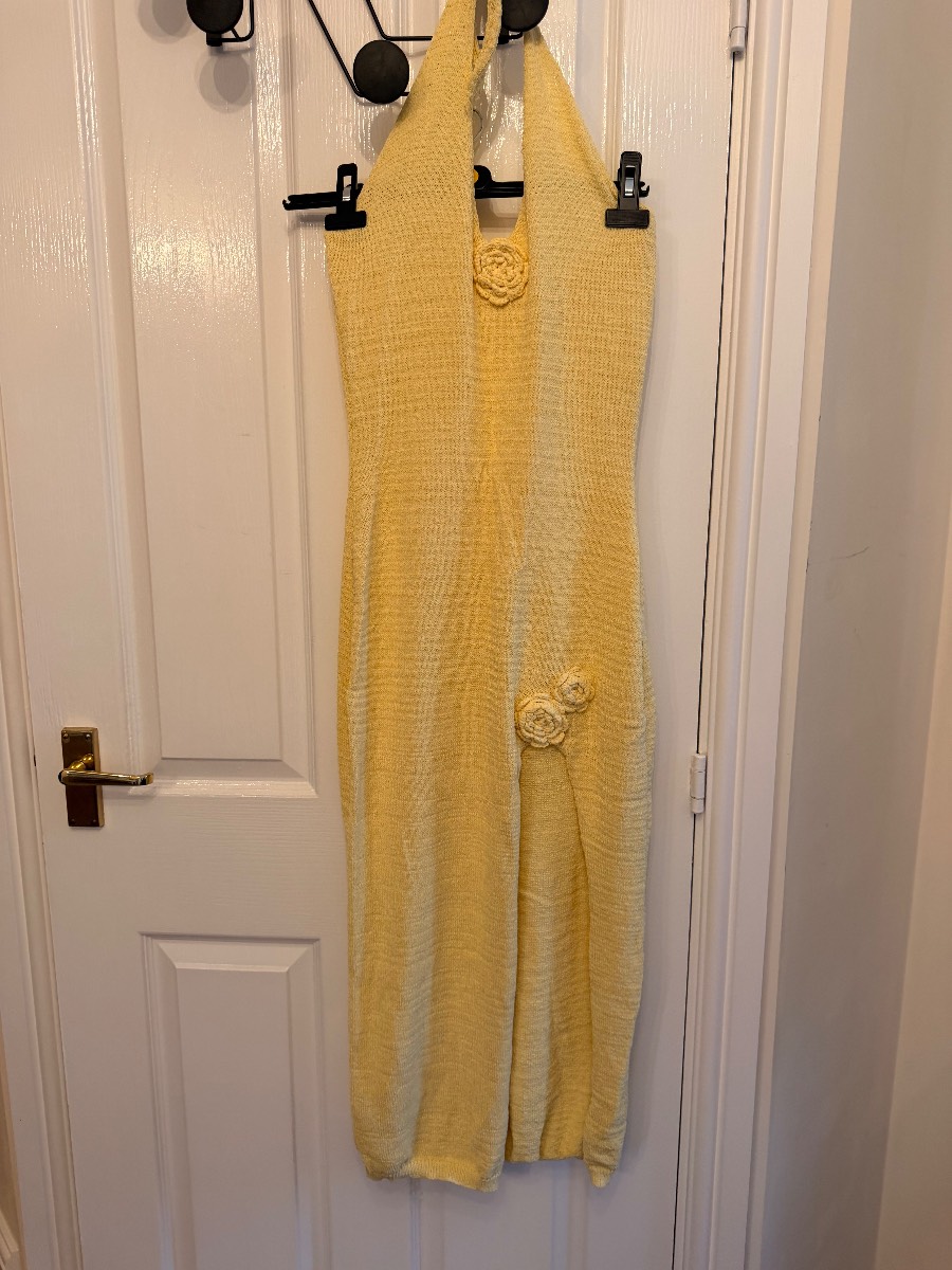 Shein size S yellow summer dress beach dress