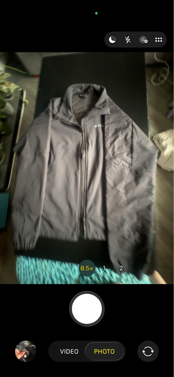 Adidas black coat