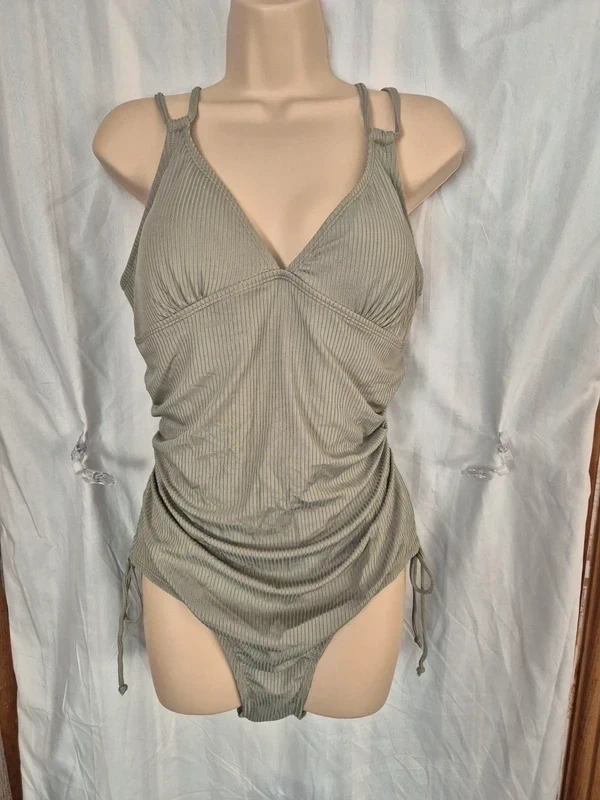 BNWT Ribbed V Neck Swimsuit RRP £19.99
