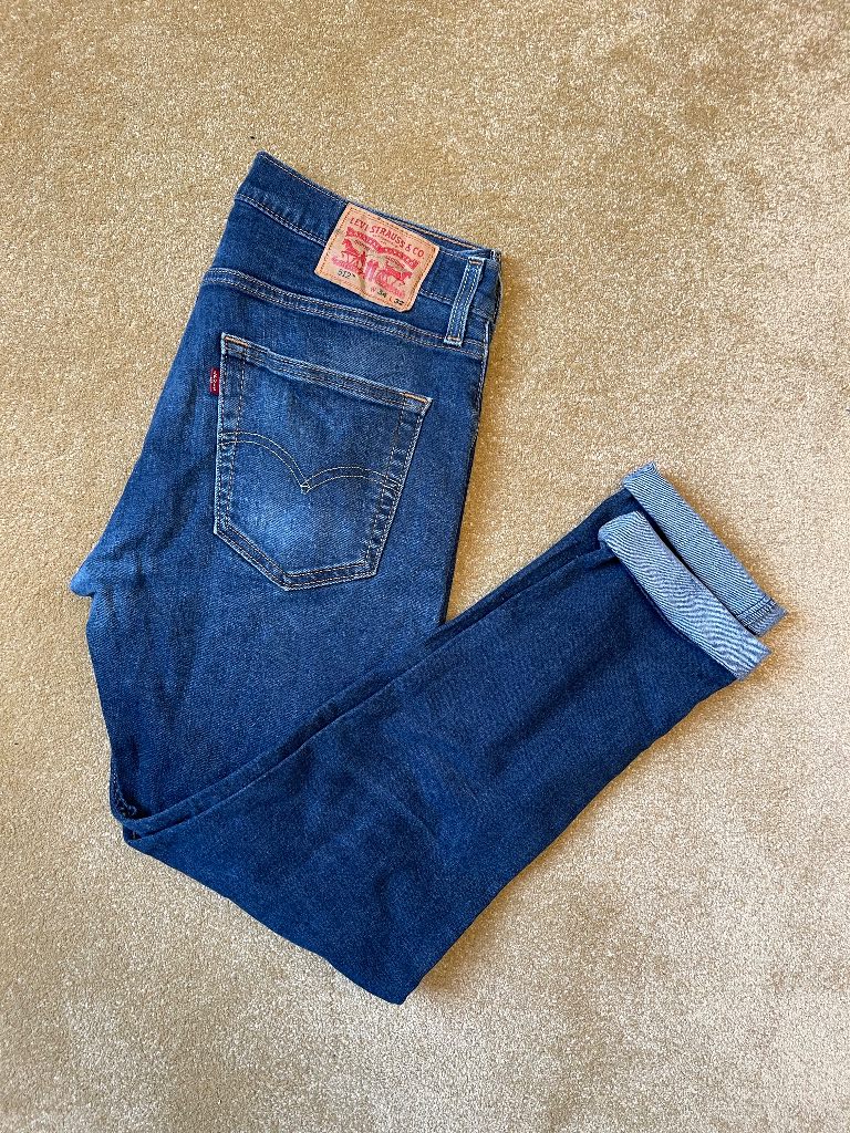 Men’s Levi’s 512 Dark Denim Slim Fit Jeans Size W32/L30