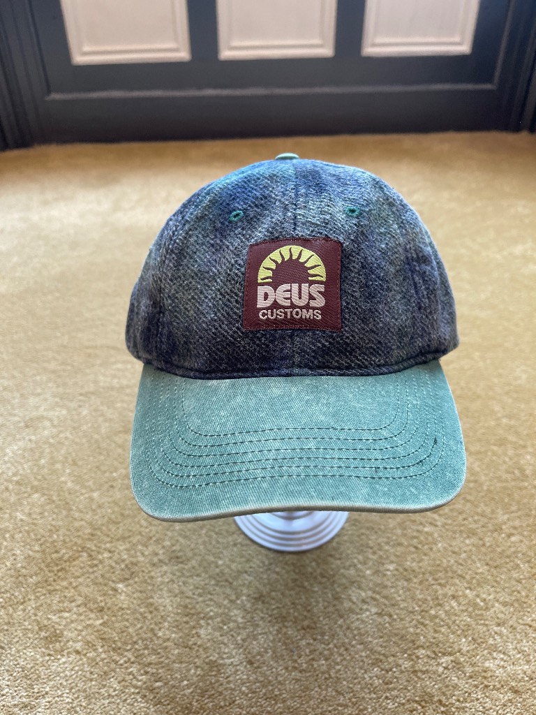 Deus Ex Machina Vacay Check Dad Cap in Green